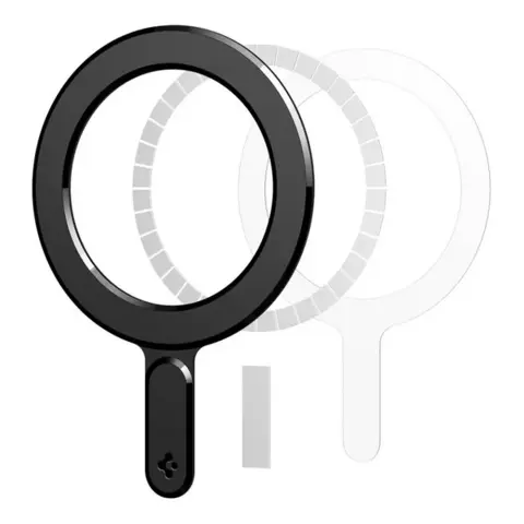 SPIGEN ONETAP RING öntapadós fémlap mágneses autós tartóhoz ideális MagSafe FEKETE