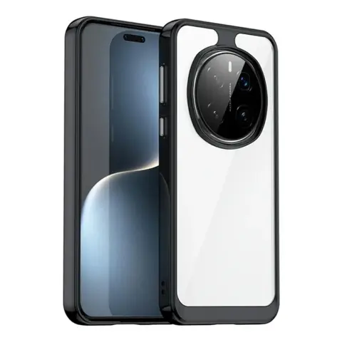 GIGAPACK honor magic 7 pro silicone phone case shockproof transparent back black