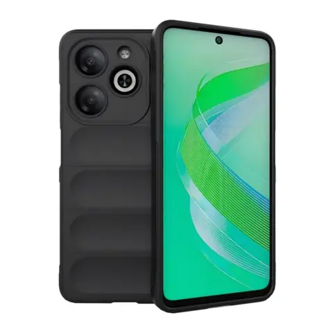 GIGAPACK infinix smart 8 4g szilikon telefonvédő ütésállóság 3d fekete