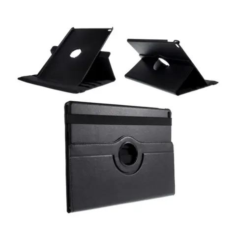 GIGAPACK ipad pro 12.9 (2015/2017) tok álló bőr hatású flip asztali tartó fekete
