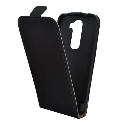 GIGAPACK lg g2 mini tok álló bőr hatású flip lefelé nyíló fekete