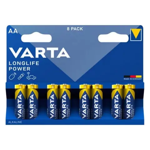 VARTA LONGLIFE POWER tartós elem AA lítium 8db/csomag