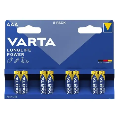 VARTA LONGLIFE POWER tartós elem AAA alkáli 8db/csomag