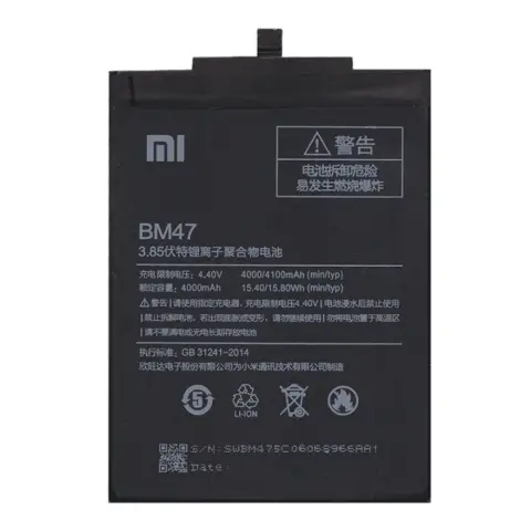 XIAOMI Redmi 4X XIAOMI akku 4000mAh LI-Polymer OEM