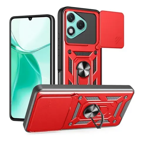 GIGAPACK honor 400 lite defender silicone phone protector impact-resistant with camera protection red