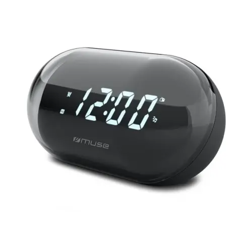 MUSE M-15 GL Radio alarm clock negru