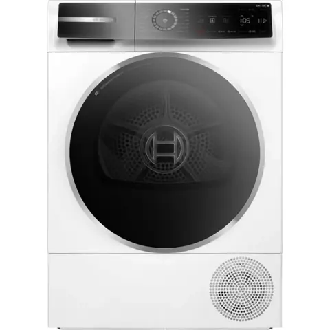 BOSCH WQB246DNBY Serie 8 Hőszívattyús szárítógép 9 kg B fehér