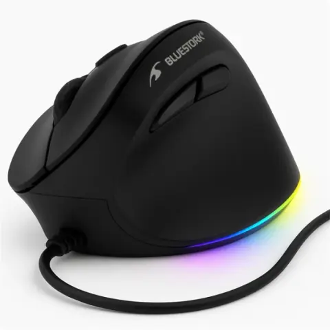 BLUESTORK M-W-ERGO-LUMI fekete