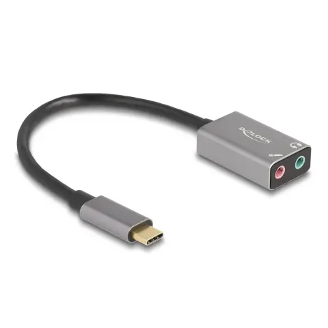 DELOCK 67071 Külső USB Type-C csatlakozójú hangkártya