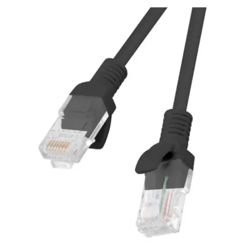 LANBERG UTP CAT6 Connector Black 5m PCU6-10CC-0500-BK