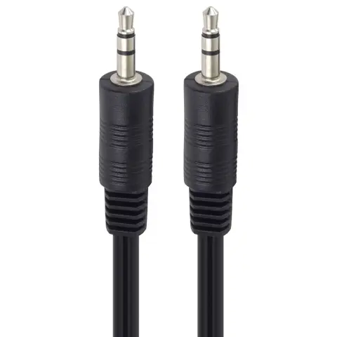 PREMIUMCORD Jack Összekötő Fekete 50cm kjackmm05
