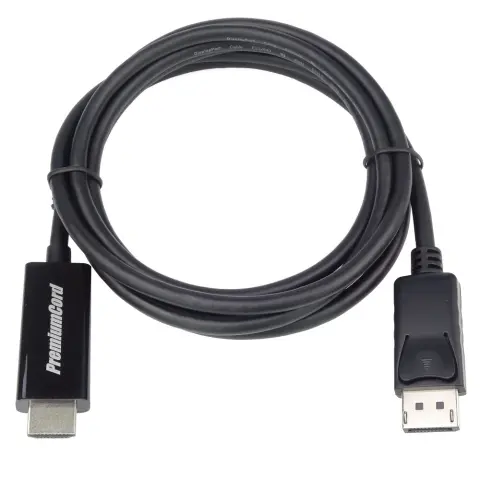 PREMIUMCORD DisplayPort HDMI Átalakító Fekete 5m kportadk01-05