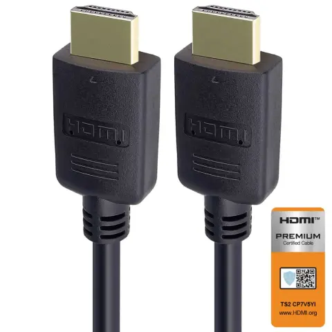 PREMIUMCORD HDMI 2.0 Összekötő Fekete 1.5m kphdm2-015