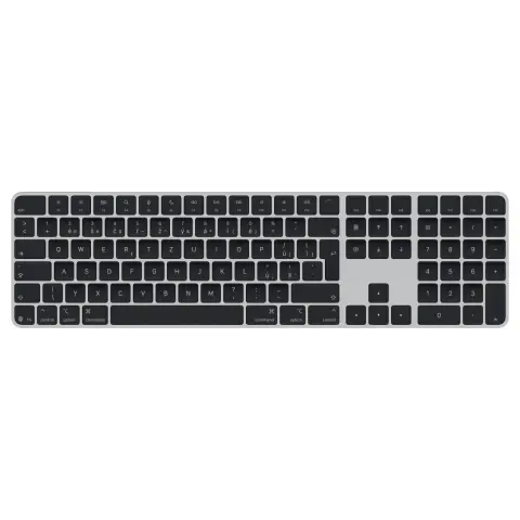 APPLE Magic Keyboard Touch ID-val és számbillentyűzettel Apple chipes Machez - Cseh - fekete billentyűk