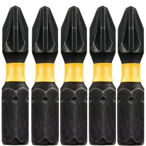DEWALT DT7387T-QZ EXTREME IMPACT biți de înșurubare cu zonă de torsiune PZ2 25 mm - 5 buc.