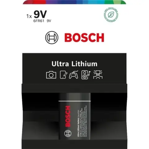 BOSCH Ultra lithium 9 voltos elem (E) 1db