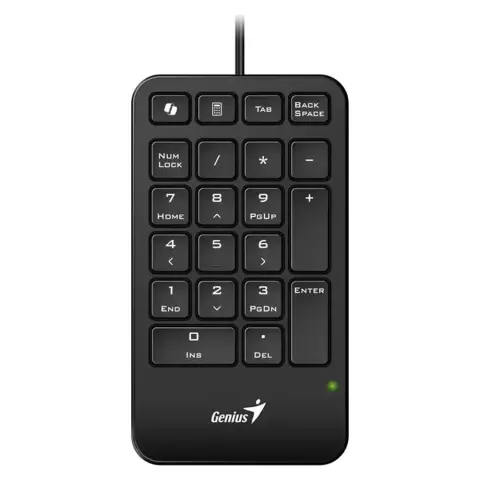 GENIUS NumPad 125 USB-A Numerikus billentyűzet Copilot gombbal fekete