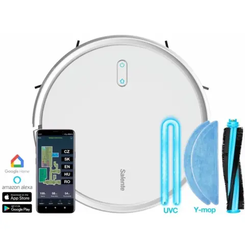 SALENTE G4 robot vacuum (wet mopping and UVC sterilization) White
