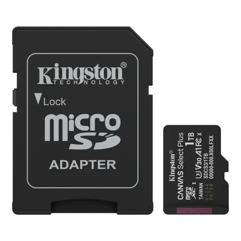 KINGSTON Canvas Select Plus 1000GB MicroSDXC 30 MB/s SDCS3/1TB