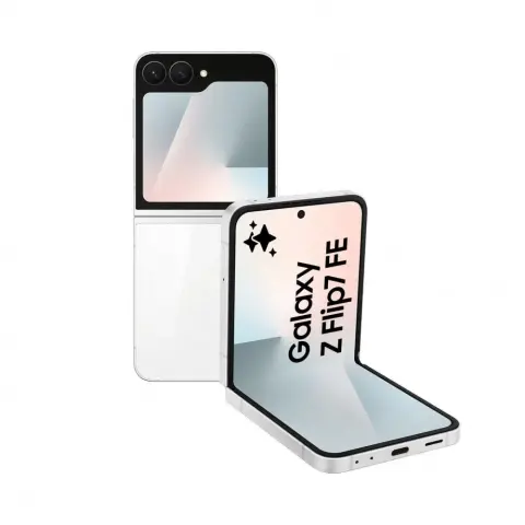 SAMSUNG SM-F761B Galaxy Z Flip7 FE 5G 256GB Dual Sim fehér