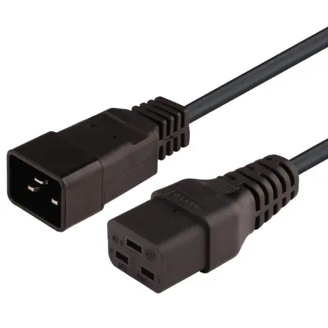 PREMIUMCORD IEC Táp Fekete 3m kpsa