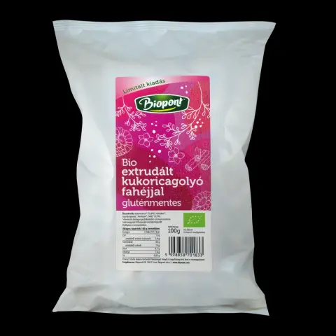 Biopont bio extrudált kukoricagolyó fahéjjal 100 g