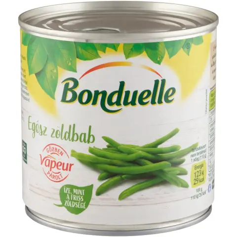 Bonduelle vapeur egész zöldbab 295 g