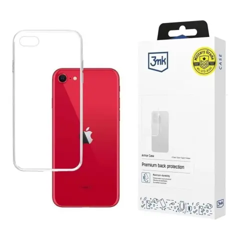 3MK Armor Case hátlap iPhone 7 / 8 / SE 2020 / SE 2022 átlátszó 5903108290562