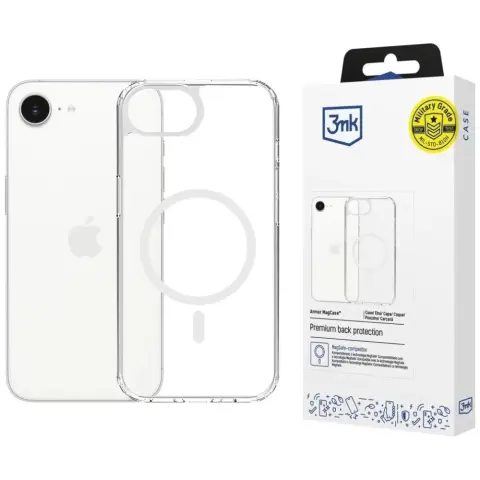 3MK Armor MagCase tok Apple iPhone 16e átlátszó