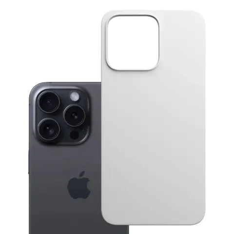 3MK Hardy MagSilicone tok Apple iPhone 16 Pro Max csontfehér