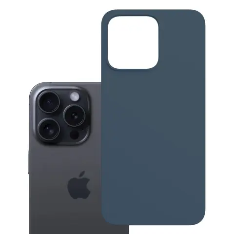 3MK Hardy MagSilicone tok Apple iPhone 15 Pro sötétkék