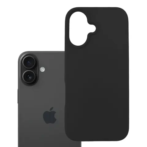 3MK Hardy MagSilicone case for Apple iPhone 16 graphite