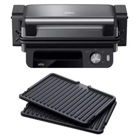 BRAUN CG5033IGY MultiGrill 5 Grill de contact Negru