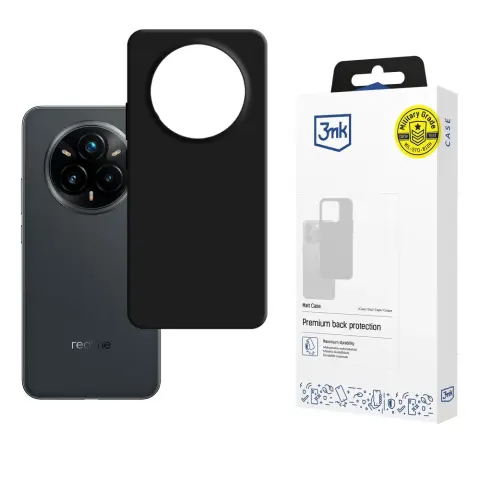 3MK Matt Case back cover for Realme 14 Pro+ black