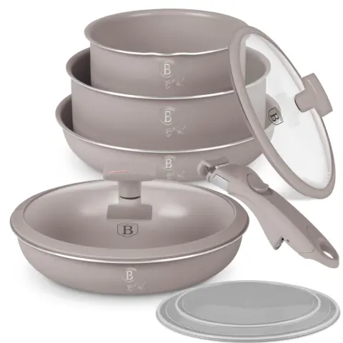 BERLINGER HAUS BH/8255 Taupe Collection cookware set 9-piece
