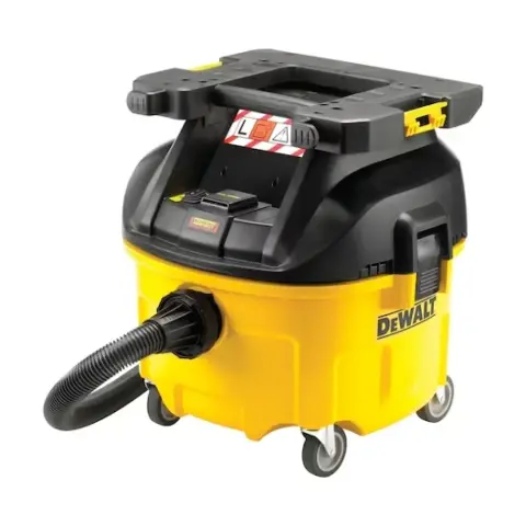 DEWALT DWV901LT-QS L-osztályú porszívó 30L 1400W Sárga