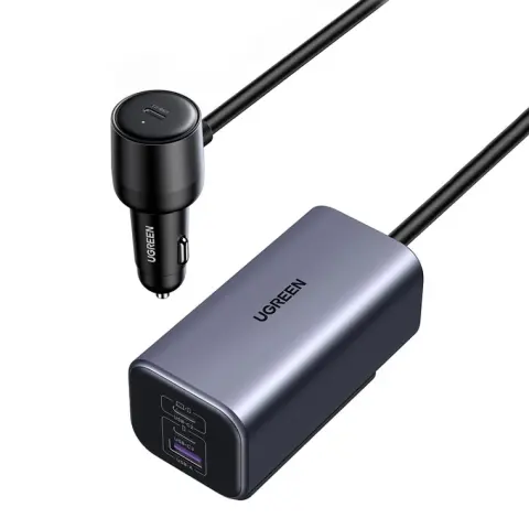 UGREEN EC706 Autós töltő 3x USB-C 1xUSB-A 150W fekete