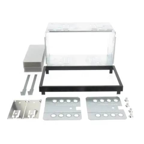 DIETZ Univerzális fém beépítőkeret 2 DIN autós multimédiához 182x103 mm BOA-24430-01
