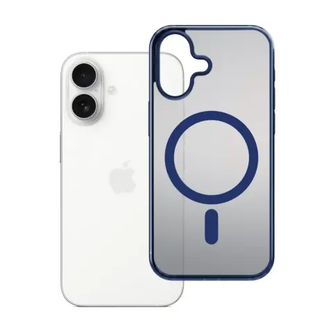 3MK Frosty MagCase case for Apple iPhone 17 smoky blue
