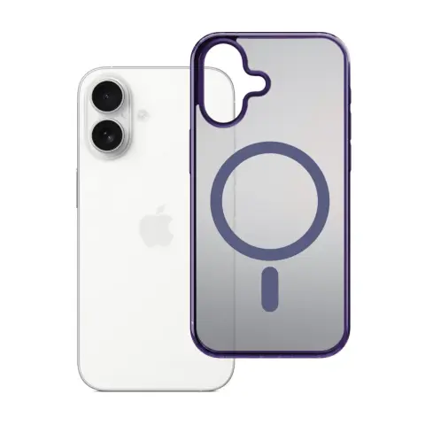 3MK Frosty MagCase case for Apple iPhone 17 smoky purple