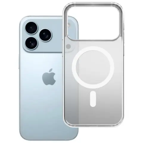 3MK Frosty MagCase tok Apple iPhone 17 Pro / iPhone 18 Pro füstös-fehér