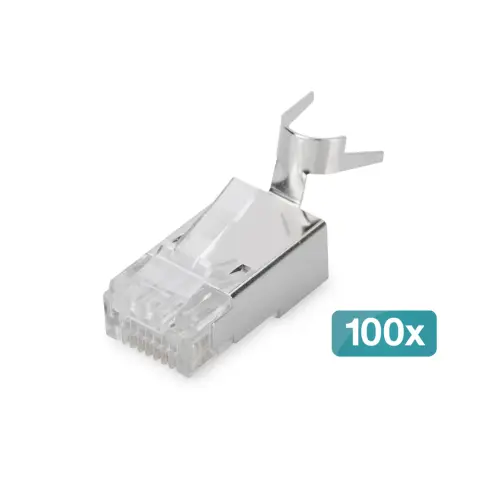 DIGITUS UTP CAT6A Csatlakozó Átlátszó 3cm AK-219604-100