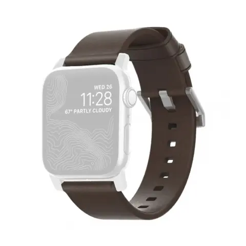 NOMAD GOODS Modern bőrszíj Apple Watch 38/40/41mm barna