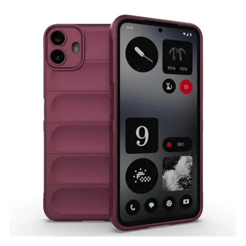 GIGAPACK nothing cmf phone 1 szilikon telefonvédő ütésállóság 3d bordó