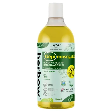 HERBOW Liquid dishwasher detergent with natural scent 750 ml