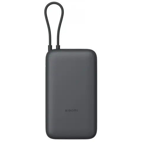 XIAOMI Power Bank 20000mah s integriranim kabelom 22.5W sivi