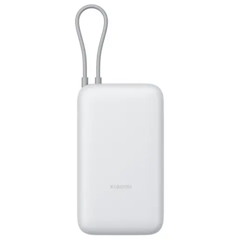 XIAOMI Power Bank 20000mah s integriranim kabelom 22.5W bijeli
