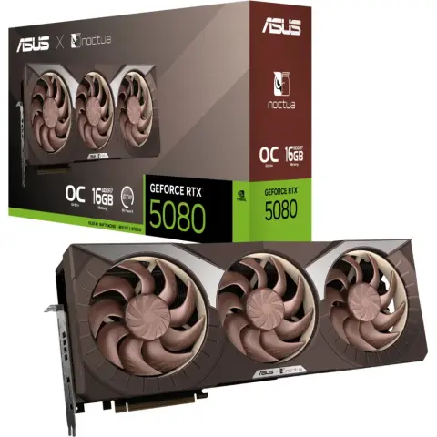 ASUS RTX5080-O16G-NOCTUA Noctua Edition GeForce RTX 5080 16GB GDDR7 DLSS4
