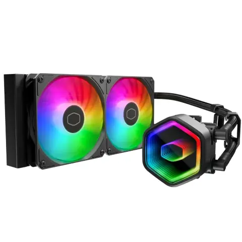 COOLERMASTER MasterLiquid 240 Core II fekete