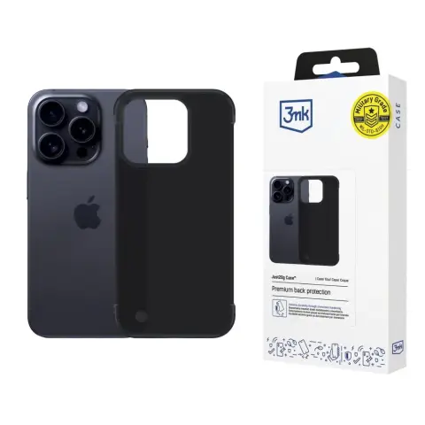 3MK Just20g Matte Case iPhone 17 black